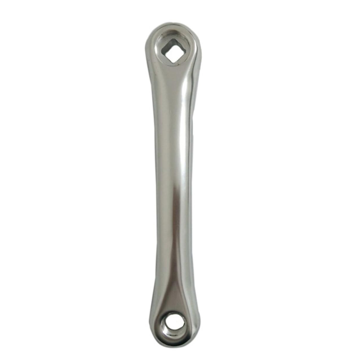 KOMBIUDA Guarnitura per Bicicletta in Lega di Alluminio 170mm Corona da 38 Denti Pedivella Argento Accessori per Bici off-Road
