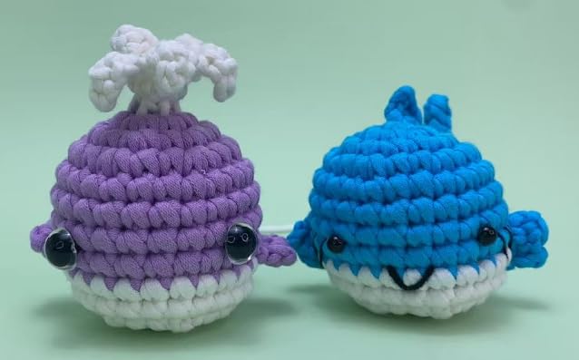 Wadukud Beginner Crochet Kit Complete Amigurumi Starter Set with Video Tutorials Gift for Kids Adults