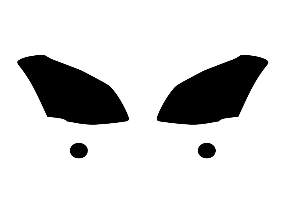 Rvinyl Headlight Tint Covers Compatible with Nissan Maxima 2007-2008 - Smoke