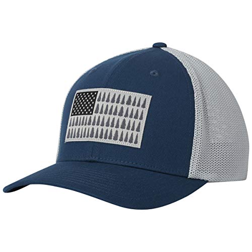 Image of Columbia Unisex PFG Fish Flag Mesh Ball Cap