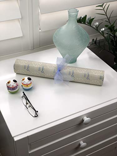 Scentennials Jasmine & Lily (6 Sheets) Scented Fragrant Shelf & Drawer Liners 16.5" x 22" - Great for Dresser, Kitchen, Bathroom, Vanity & Linen Closet