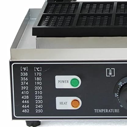 1500 W Kommerzielle Elektrische Waffeleisen Machine Anthaftpfannen Waffle Maker 50~300℃ Antihaftpfanne Waffelautomat Kommerzielle Muffin-make – Bild 8