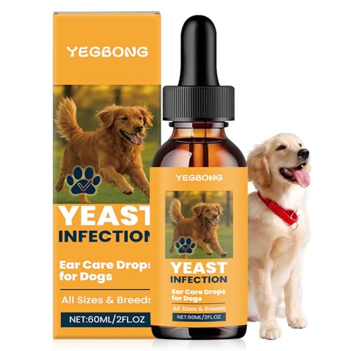 Gocce auricolari per cani 60 ml, Gocce auricolari per cani, Gocce auricolari per infiammazioni, Gocce auricolari per cani, OTTIMO per infezioni alle orecchie, prurito, germi, funghi e batteri