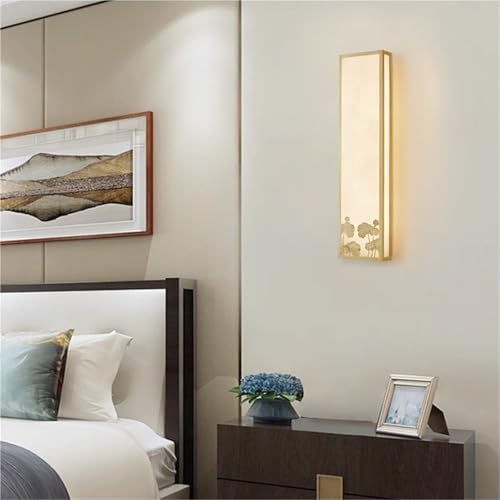Lámpara de noche de pared en cobre para leer cómodamente 7