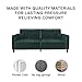 DHP Ivana 82 Inch Futon Sofa Bed in Velvet Fabric, Upholstered Couch Sleeper with Tufted Back, Mid-Century Modern, Green
