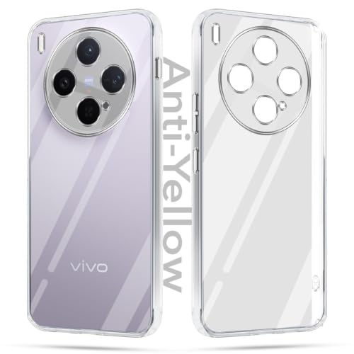 Image of Jkobi Lifetime Anti-Yellow Clear Back Case Cover for Vivo X300 5G (Sleek Hard Crystal | Shockproof and Camera Protection)