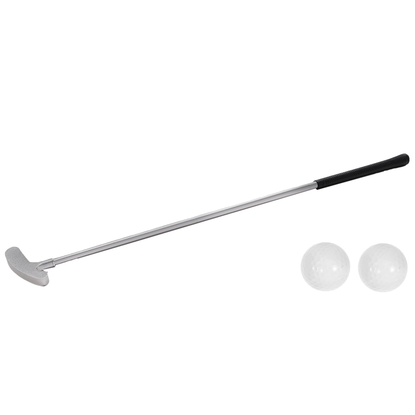 BRIGHTFUFU Golf Practice Balls Wear-Resistant Training Balls for Daily Use Golf Putter Set Teenagers Adults Aluminum Alloy Zinc Alloy Material for Home School and Stadium