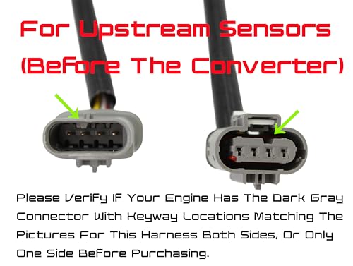 Extensión conector sensor oxígeno para Chevrolet y GMC miniatura 3