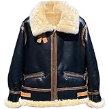 Choix de couleurs: La veste en peau de mouton et fourrure d'agneau B3 pour hommes est disponible dans une variété de couleurs pour convenir à tous les goûts et styles. Choisissez la couleur qui correspond le mieux à votre personnalité et à votre style.