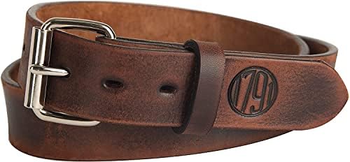 1791 GUNLEATHER Gun Belt for Men, Heavy Duty 14 oz Leather Gun Holster Belt
