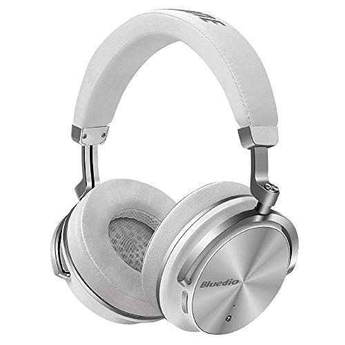 Preisvergleich Produktbild Tlgf Bluetooth-Kopfhörer, Drahtlose 90 ° Drehbare Ohrbecher Hi-Fi-Stereo-Headset Mit Geräuschlosem Mikrofon,White