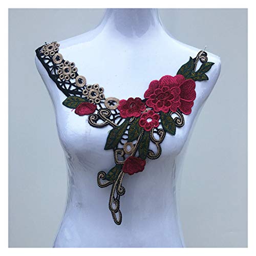 WEIYUE 1 pièce de tissu en dentelle colorée pour robe ou chemisier à coudre (couleur : CL128) Cover