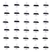 Pushtype Fastener Rivet Nylon White Fender Retainer car Clips G18K51SJ3 12mm (0.47"),30Pack