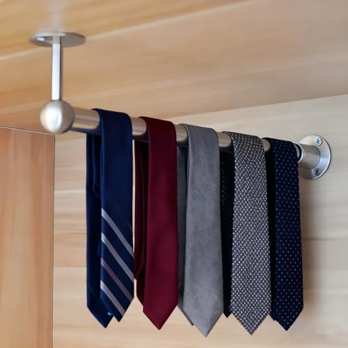 �˂�����_ �X�e�����X���N���[�[�b�g�p�l�N�^�C�n���K�[�o�[�AL���^���[�h���[�u���[���i60cm�A100cm�A120cm�j�A�l�N�^�C�⏬���ߗޗp�̕Ǌ|�����N���[�[�b�g�I�[�K�i�C�U�[(Short Bracket,50cm(19 3/4"))