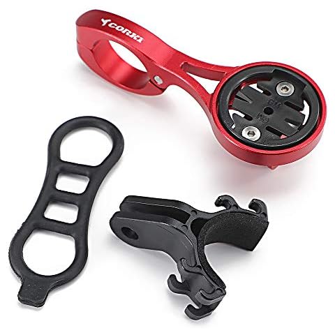 Corki Cycles TT Bike Mount,Bicycle Handlebar Mount,Mountain Bike Bundle for Garmin Edge Cycling Computer 130/530/830/1030/520 (Long) Cover