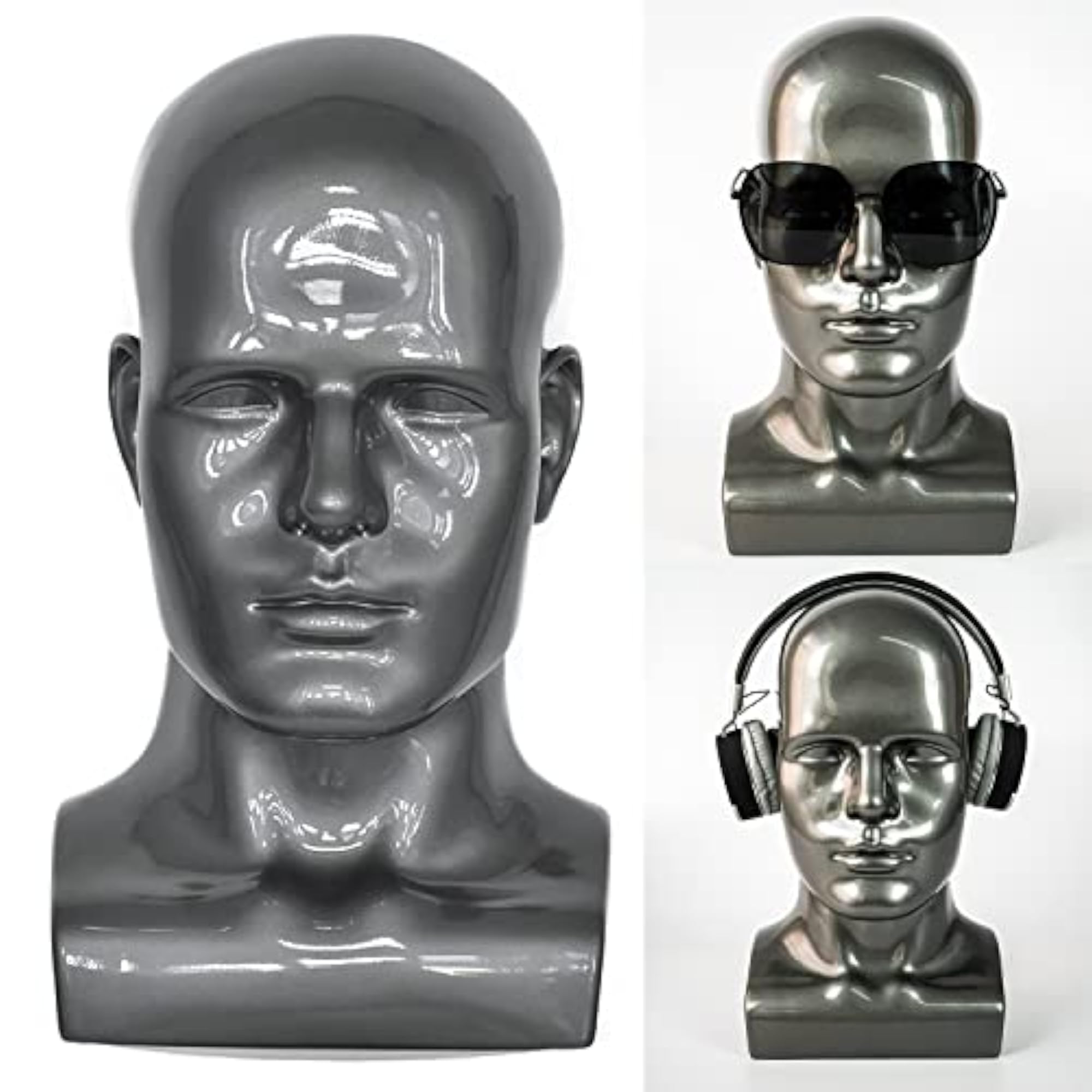 Professional Male Mannequin Head Display Stand