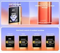 For VOOPOO Argus G4 Kit 1650mAh Akku,3,5ml Argus Kartusche,No Nicotine | 35 W Vape, 0,85-Zoll-TFT-Display, Befüllung von oben , kompatibel mit der Argus Pod-Familie (0,4 Ω/0,7 Ω/1,0 Ω) – Ansicht 7