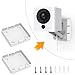 Wyze Cam V2 Mount 2 Pack by Yuzz, Wall and Ceiling Holder Bracket for Wyze Camera Indoor Outdoor 1080p HD Cameras, Complete Set of Mounting Accessories(NOT Including Cameras)
