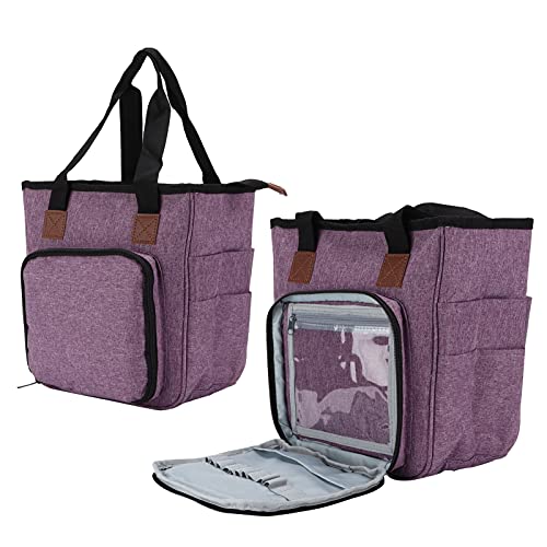 Bolsa de almacenamiento de hilo con correa ajustable para suministros de tejido 3
