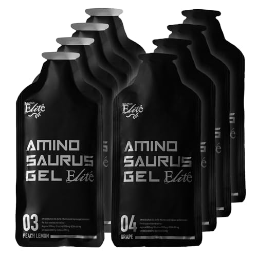 【高配合】アミノサウルスジェル エリート8個セット(ピーチレモン4個・グレープ4個)