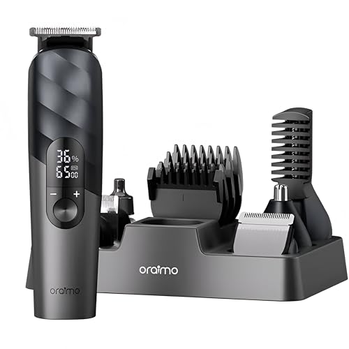 Image of Oraimo UltraTrim 16-in-1 Grooming Kit for Men & Kids | Full Body Trimmer | Beard, Hair, Nose & Body Groomer | IPX7 Waterproof | 150 Min Runtime | Type-C Fast Charging | 3 Speed Modes | Child-Safe Mode (OTS-230)