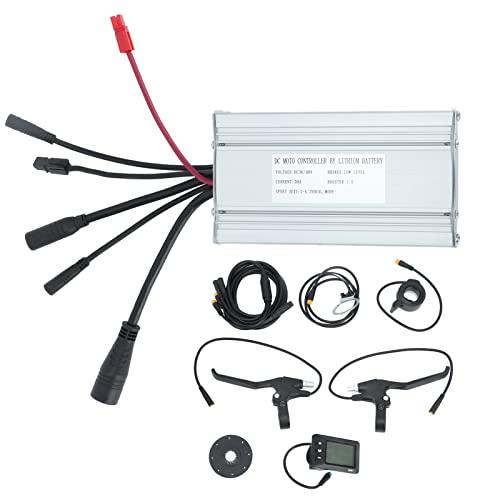 POENVFPO 1000W Brushless Motor Controller Kit, with 36V 48V Electric Controller, GD01 Display for DIY Electric Scooter