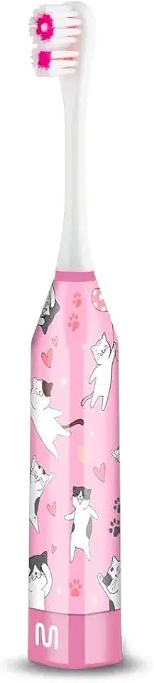 Escova Dental Elétrica Infantil - Kids Health Pro - Gatinho - Multi Saúde - HC155