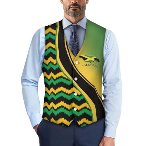 DISNIMO Men's Formal Suit Vest Slim Fit V Neck Button Down Business Dress Waistcoat Vest Big and Tall