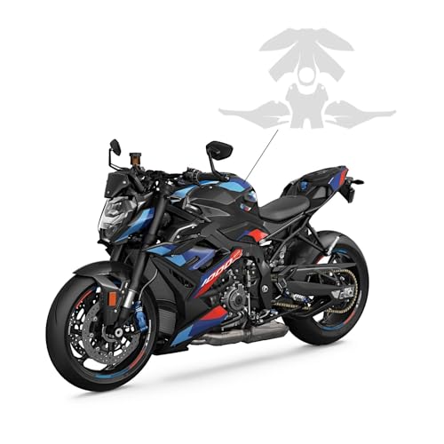 Protège réservoir moto M1000R avec autocollants et tampon de protection