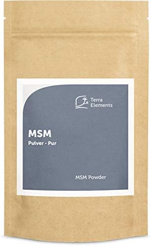 Terra Elements MSM powder 100g I Methylsulfonylmethane I organic sulfur I vegan