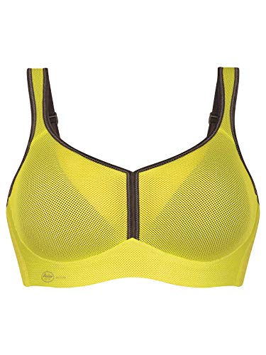 Anita 5544-222 Women's Active Yellow Padded Sports Bra 34AA - Image 4