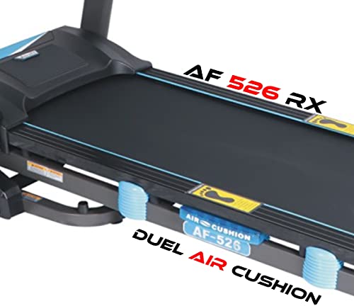 Image of Duel Air Cushion Motorized Treadmill AF 526 Rx Duro Fitness 120 Kgs Home use Fully Automatic Treadmill
