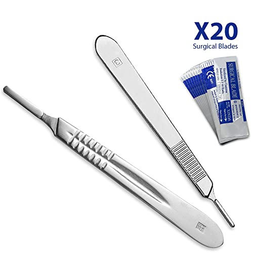 Dexsur DS03DISBIOL0130 30 Pcs Advanced Dissection Kit Biology Lab Anatomy Dissecting Set For Medical Students And Veterinary With Stainless Steel Scalpel Knife Handle Blades thumb #5