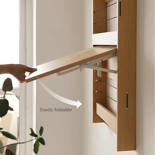 Bureau flottant rabattable idéal pour chambre et studio d'étudiant - 4