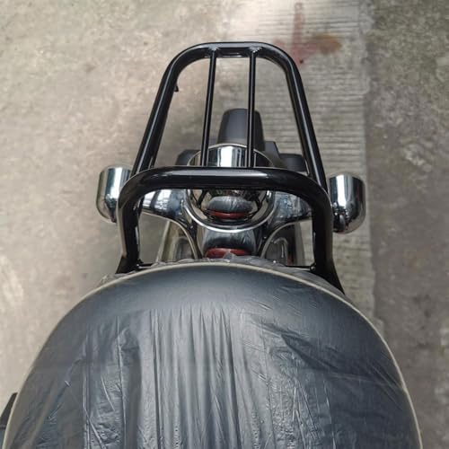 WOOGA Hinterer Gepäckträger aus Kohlenstoffstahl,verchromter Gepäckhalter, Ersatz für den hinteren Gepäckträger passend für HO&N&DA Monkey 125/Z125 Monkey125 Z 125 Zubehör 2018-2024 (Matt-schwarz)