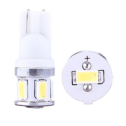 Bombillas LED T10 Wedge 2 unidades Blanca Alta Potencia miniatura 5