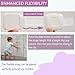 NestGuard Upgraded No Drill Adhesive Furniture Anchor, Adjustable Anti Tip Furniture Wall Straps for Baby Proofing & Pets, Secure to Playroom 2 Pack