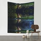 Dimensioni: questo bellissimo arazzo è lungo 152,4 cm e largo 129,5 cm, perfetto da appendere in soggiorno, camera da letto o studio, mostrando il gusto e lo stile del proprietario della casa. Crea un'atmosfera unica per la tua casa.