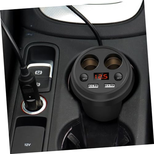 Material abs forma de taza con doble USB inteligente y dos tomas 4