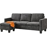 [DIMENSIONS ET LIVRAISON]: Ce canapé mesure 188L x 136,5P x 89H cm. Il est livré en deux colis distincts dont les délais de livraison peuvent varier.