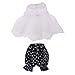 Sharplace Dentelle Blanche Tops Shorts Pantalon Vêtements Costume Pour La Graisse Ferrite Blythe Poupée Tenue