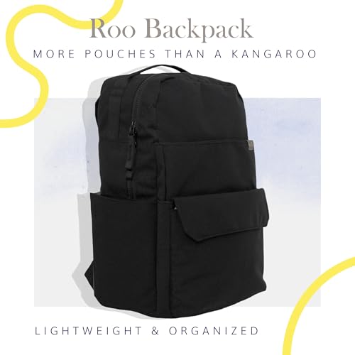 RED ROVR Roo Lightweight 1 LB Diaper Bag Backpack | 11 organizational pockets| Durable & Water-Resistant (Black)3