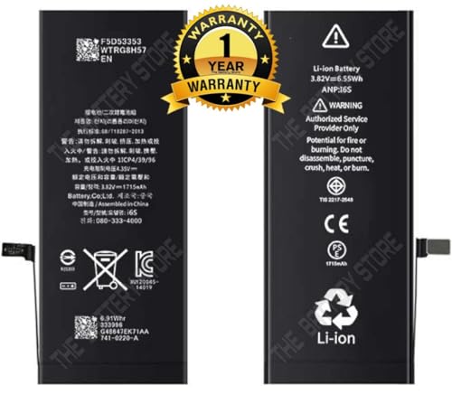 Image of Original 1715 mah Battery for iPhone 6S A1700 A1688 A1633 Battery with 1 Year Warranty**** (SUPER40)