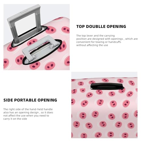 Cute Pig Nose For Travel Luggage Cover Suitcase Protector Fits 18-32 Inch Travel Luggage Protector Elastic Luggage Anti-Scratch Suitcase Cover3