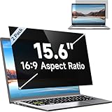  [Lot de 2] écran de confidentialité pour ordinateur portable HP/Dell/Acer/Samsung/Asus/Lenovo/Toshiba, filtre de confidentialité amovible aspect 16:9 pour ordinateur portable de 15,6\