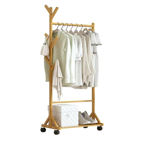 Perchero de Ropa Madera 60x35x155cm,Armario