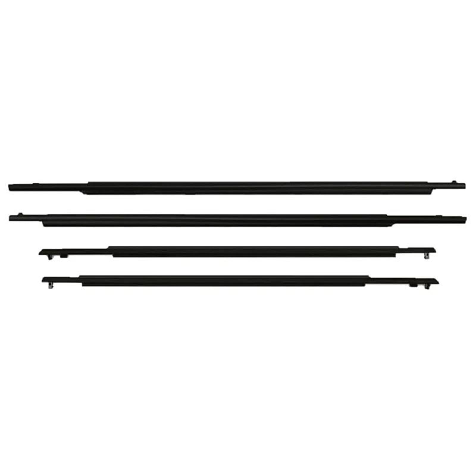 Qibbei One Color For Prius 2010-2015 4Pcs Car Window Outer Weatherstrip Side Door Glass Rubber Belt Moulding Sealing Strip