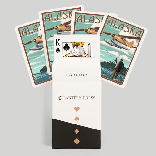 Baraja Poker Alaska, Pintura, 52 Cartas para Adultos miniatura 6