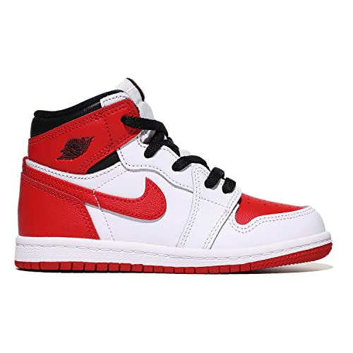 Jordan Baby Boy's Jordan 1 Retro High OG (Infant/Toddler) White/University Red/Black 3 Infant M4