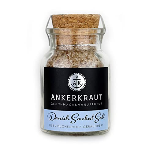 Preisvergleich Produktbild Ankerkraut Danish Smoked Salt, 160g im Korkenglas, dänisches Rauchsalz